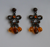 Boucles d'oreilles cuivrées