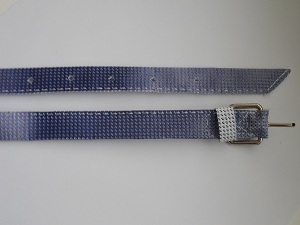 Ceinture enfant , jeune fille bleu