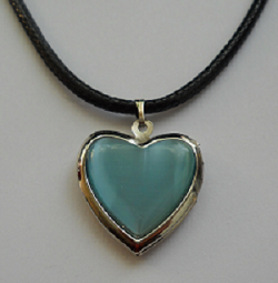 Coeur porte-photo bleu ciel