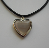 Coeur porte-photo gris clair