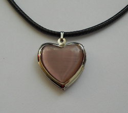 Coeur porte-photo rose