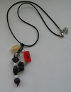 Collier double pendentif
