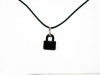 Pendentif en hématite cadenas