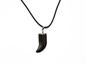 Pendentif en hématite dent