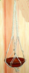 Suspension macramé grand modèle