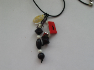 Collier double pendentif