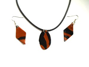 Parure collier et boucles Africain